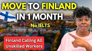 How To Move To Finland In 1 Month As Unskilled Worker | Easy Work Visa - Pt.1