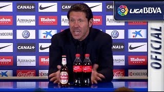 Rueda de Prensa de Simeone tras el Atlético de Madrid (3-0) Valencia CF - HD