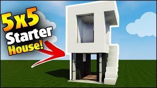 Minecraft House Tutorial: 5X5 Modern House - Best House Tutorial