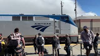 Amtrak California Zephyr Train 6 Eastbound To Chicago At Martinez In 4K