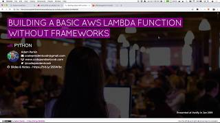 VanPy Presentation on AWS Lambda With Python