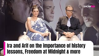 Ira Dubey and Arif Zakaria spoke about playing Fatima Jinnah and Mohammad Ali Jinnah \u0026 more