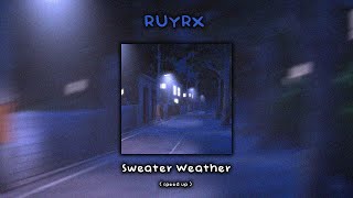 The Neighbourhood - Sweater Weather (SPEED UP) [130%] {LETRA/LYRICS}