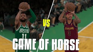 Kyrie Irving Vs Isaiah Thomas In A Game Of HORSE! NBA 2K18 Challenge!
