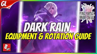 Dark Rain Equipment \u0026 Rotations Guide! With \u0026 Without his VC [FFBE Global]