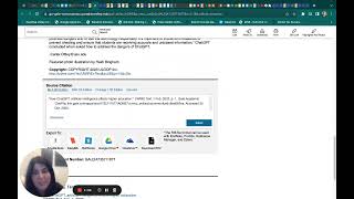 Library Database Search with Source Citations