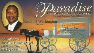 Paradise Funeral Home Promotion