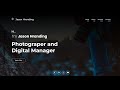 Create Photography Portfolio Web Design Using HTML and CSS & Javascript