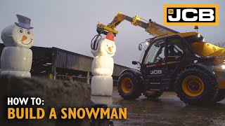 How to: build a snowman with the JCB Loadall