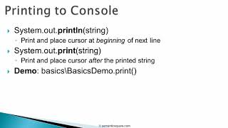 Java Programmimg | 019 Absolute Java Basics + Demo.mp4