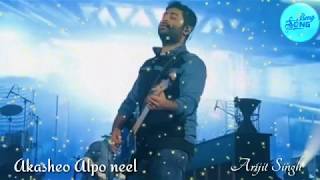 Akasheo Alpo Neel | Full Song | KABIR | Dev | Rukmini | Aniket C | Indraadip | Arijit Singh