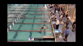 MIAA Girls Sectionals 100 Yard Backstroke