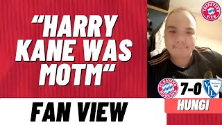 "HARRY KANE WAS MOTM'! - Bayern Munich 7-0 Bochum - Fan View (Hungi)