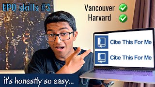 EPQ skills #3 -  How to Reference (including Harvard and Vancouver styles)