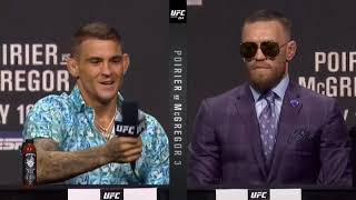 Dustin Poirier to Conor,"it's not Mcgregor fast it's Mcgregor sleep".