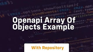 openapi array of objects example