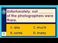 basic grammar test quantifiers