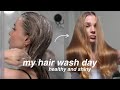 my hair care routine for shiny healthy hair