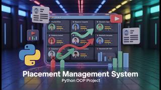 ๐ Placement Management System Using Python | OOP Project | Student & College Project