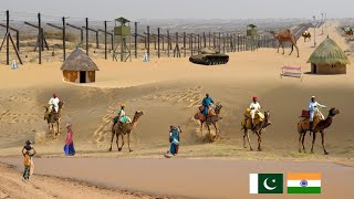 Desert Village Life Routine at India Pakistan Border Zero Line