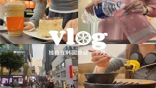 柚のVLOG｜22岁 独自在韩国旅居30天｜韩国饮料都放一吨糖嘛？