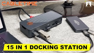 CABLETIME 15-in-1 Docking Station Review | Unboxing \u0026 Test!