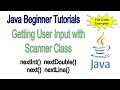 Java Beginner - Getting User Input with the Scanner class