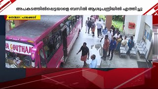 ഇടിച്ച വണ്ടി നിർത്താതെ പോയി; രക്ഷാപ്രവർത്തനത്തിന് ഓടിയെത്തി സ്വകാര്യ ബസ് ജീവനക്കാർ