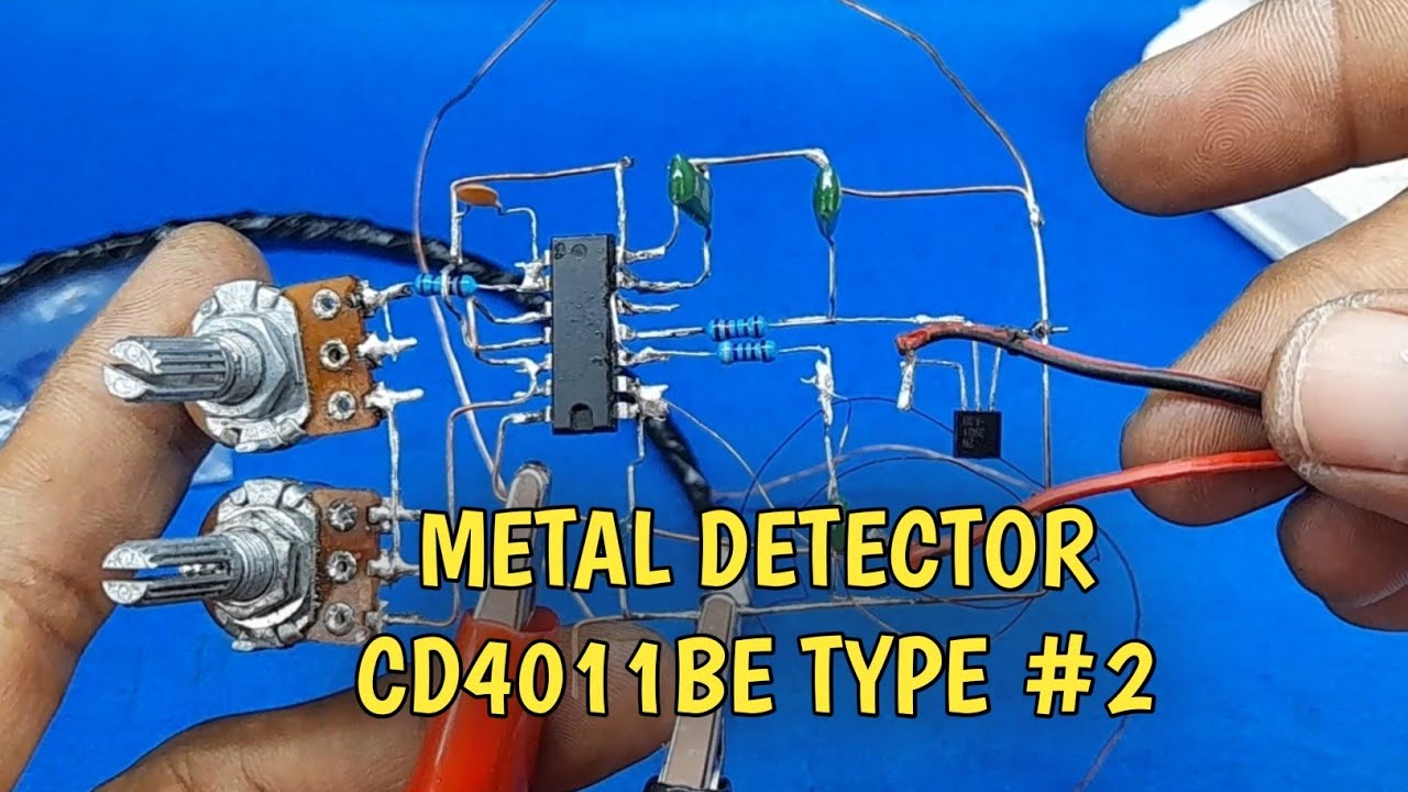 Metal Detector Cd4011be Type 2 Youtube