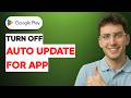 How to Turn Off Auto Update for App on Google Play Store [2026 Full Guide]