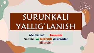 • SURUNKALI YALLIG'LANISH [Chronic Inflammation] Ayrim analizlar