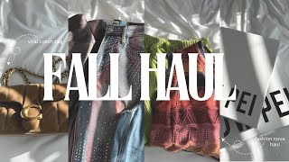 Fall Collective Haul | Fashion Nova Try On, Suede Coach Bag, Fall Boots + More!🍁🛍️