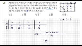 2022 EBS 수능특강 확률과 통계 5.이산확률변수의 확률분포 레벨3