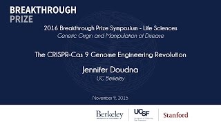 Jennifer Doudna. The CRISPR-Cas 9 Genome Engineering Revolution