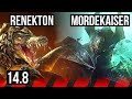 RENEKTON vs MORDEKAISER (TOP) | 5/1/6, 1500+ games | KR Grandmaster | 14.8