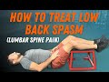 How To Treat Low Back Spasm (Lumbar Spine Pain)