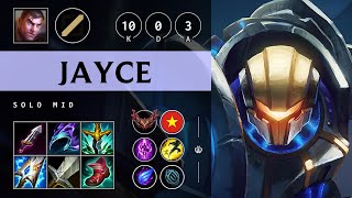 Jayce Mid vs Lux: Triple Kill, Legendary - VN Grandmaster Patch 14.24