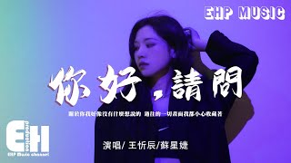 王忻辰/蘇星婕 - 你好，請問『關於你我好像沒有什麼想說的，過往的一切畫面我都小心收藏著。』【動態歌詞/Vietsub/Pinyin Lyrics】