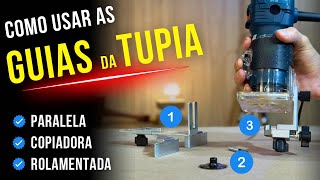 Como usar as GUIAS da TUPIA Laminadora 🔥​ Técnicas avançadas com Tupia e Fresas