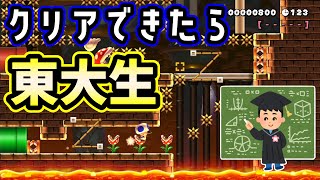 このコースをクリアできたら東大に行けるそうです【マリオメーカー２】