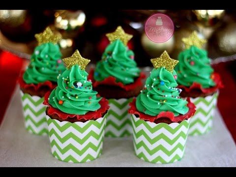 How to Make EASY Christmas Tree Cupcakes! How to Make EASY Christmas Tree Cupcakes!