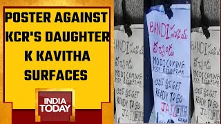 After PM's Sharp Attacks Against KCR, Posters Surface: 'Kavitha Get Ready To Go To Jail'