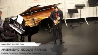 Dinant 2014 - ARSENIJEVIC Nicolas (Prelude, Cadence et Finale by Alfred Desenclos)