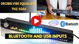 Decibelvibe TNZ SGE6 - Audio Graphic Equalizer with Bluetooth and USB Inputs - How it works