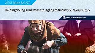 Cash for Work: Helping Young Graduates Struggling to Find Work in Gaza