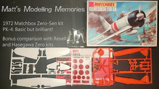 Basic but brilliant? 1972 Matchbox 1/72 Zero-Sen unboxing, review, comparison