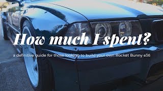 How Much Did The Rocket bunny E36 M3 cost me to build?