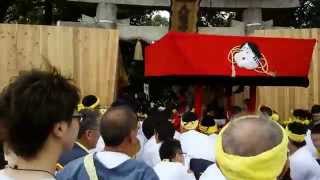 御坊祭り２０１４年10月４日宮入