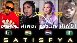 SATISFYA_||_IMRAN_KHAN. WHO SANG  BETTER .WVIB MUSIC. HINDI VS ENGLISH VERSION