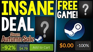 ABSOLUTELY INSANE STEAM AUTUMN SALE 2024 DEAL + GET A FREE STEAM PC GAME RIGHT NOW!